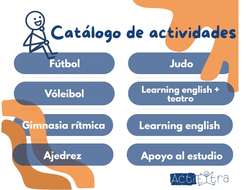 Todas nuestras actividades de un vistazo: el catálogo 26/27 de ActiExtra