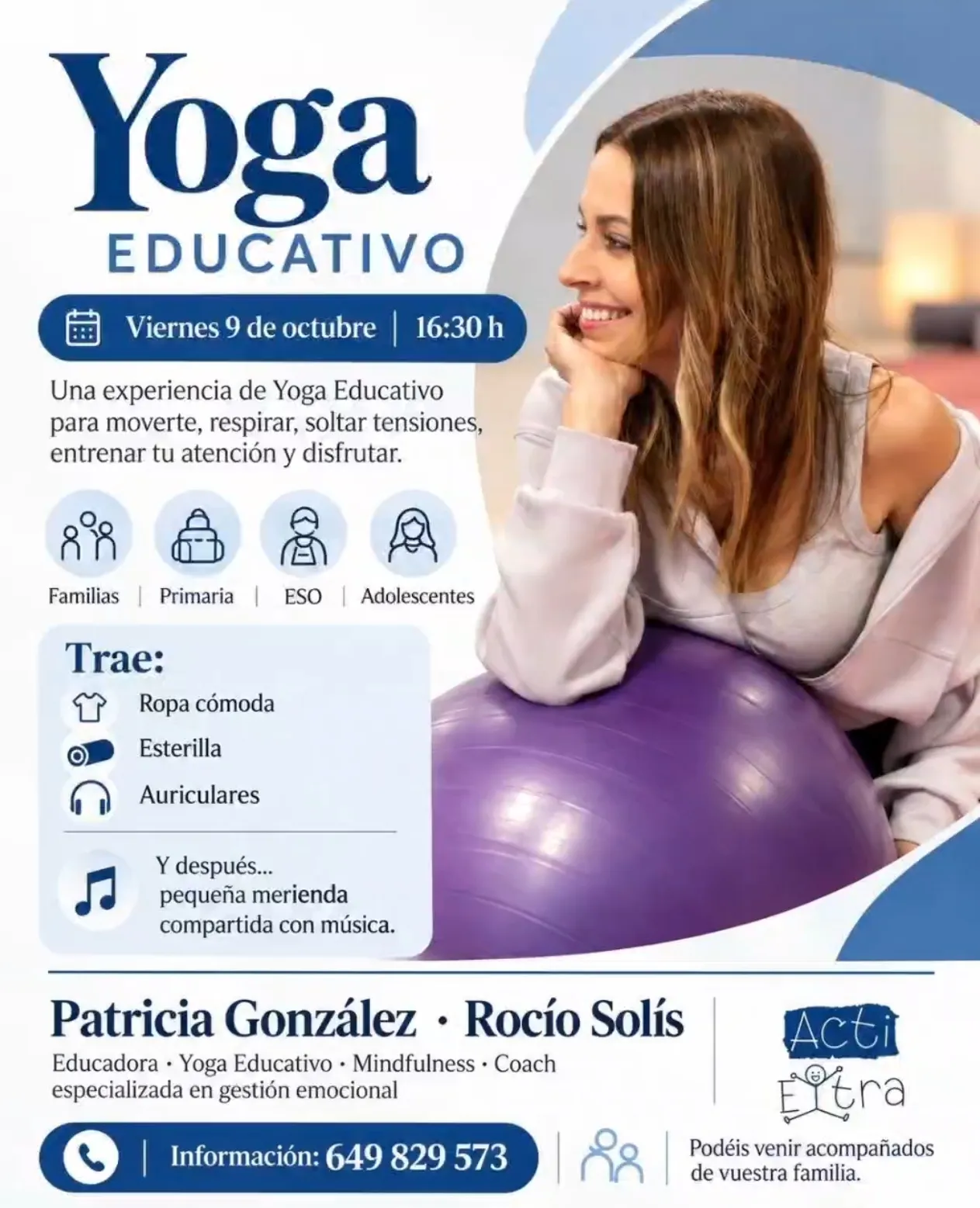 Yoga Educativo: la nueva actividad de este curso